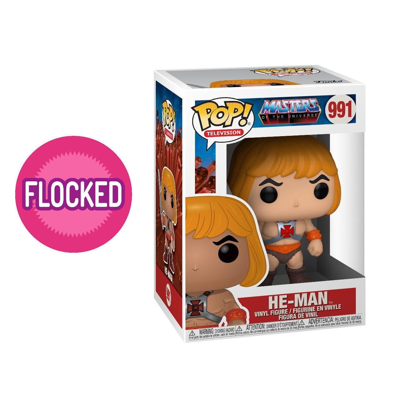 Masters of the Universe: He-Man #991 FLOCKED Funko Pop! Vinyl