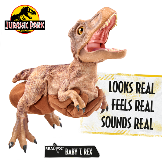 Jurassic Park Real FX Baby T-Rex Animatronic Dinosaur