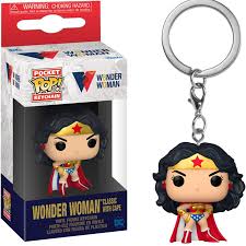 Wonder Woman Classic w/ Cape Funko Pocket POP! Keychain