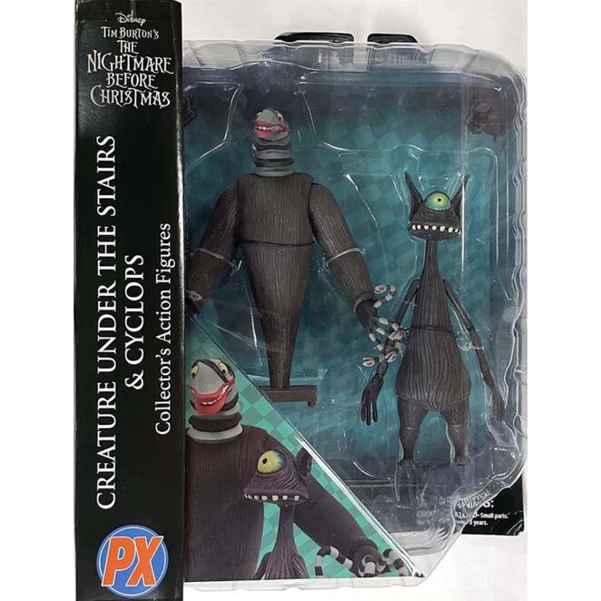 The Nightmare Before Christmas: Creature Under the Stairs & Cyclops Figures