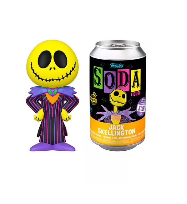 Funko Vinyl Soda: Nightmare Before Christmas - Jack Skellington (Blacklight)