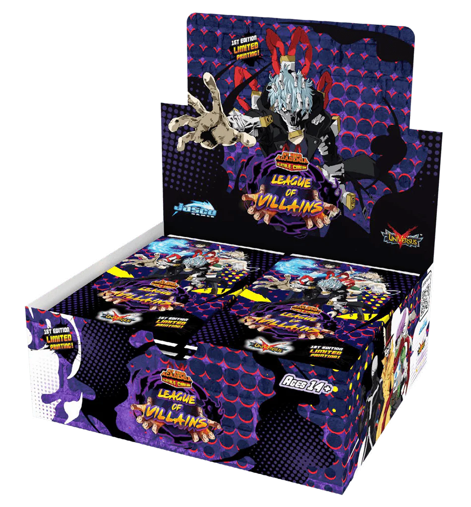 My Hero Academia Collectible Card Game Series 4: League of Villains Booster Box (24 Packs)