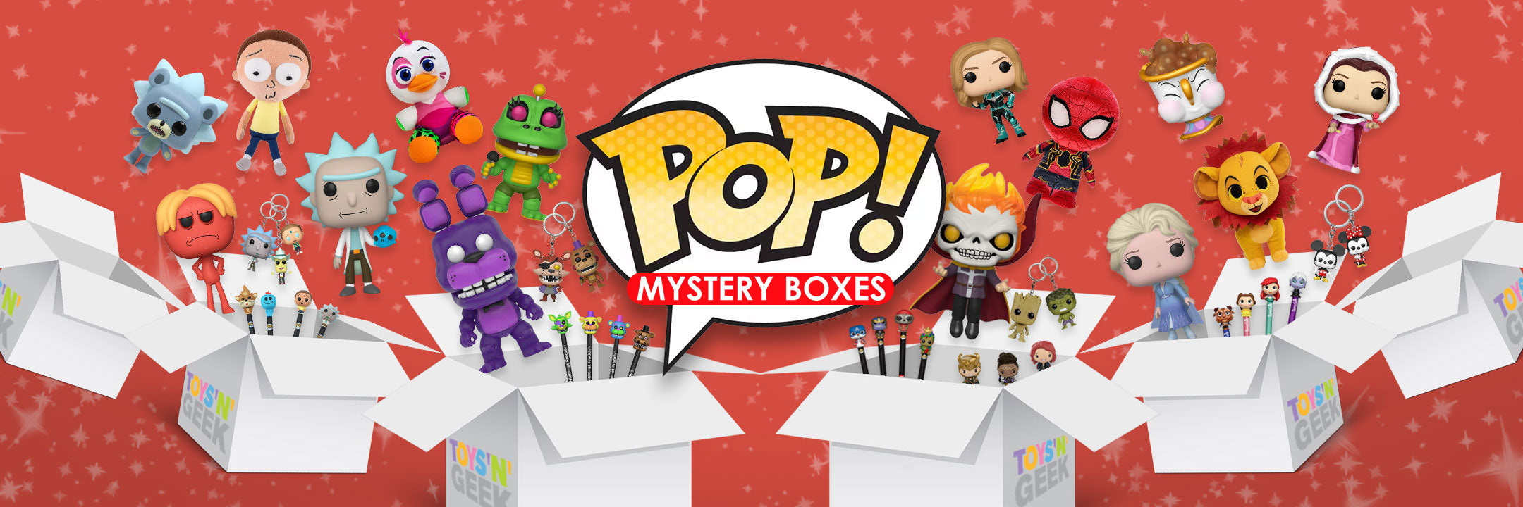 Funko Pop Mystery Boxes by Toys'N'Geek