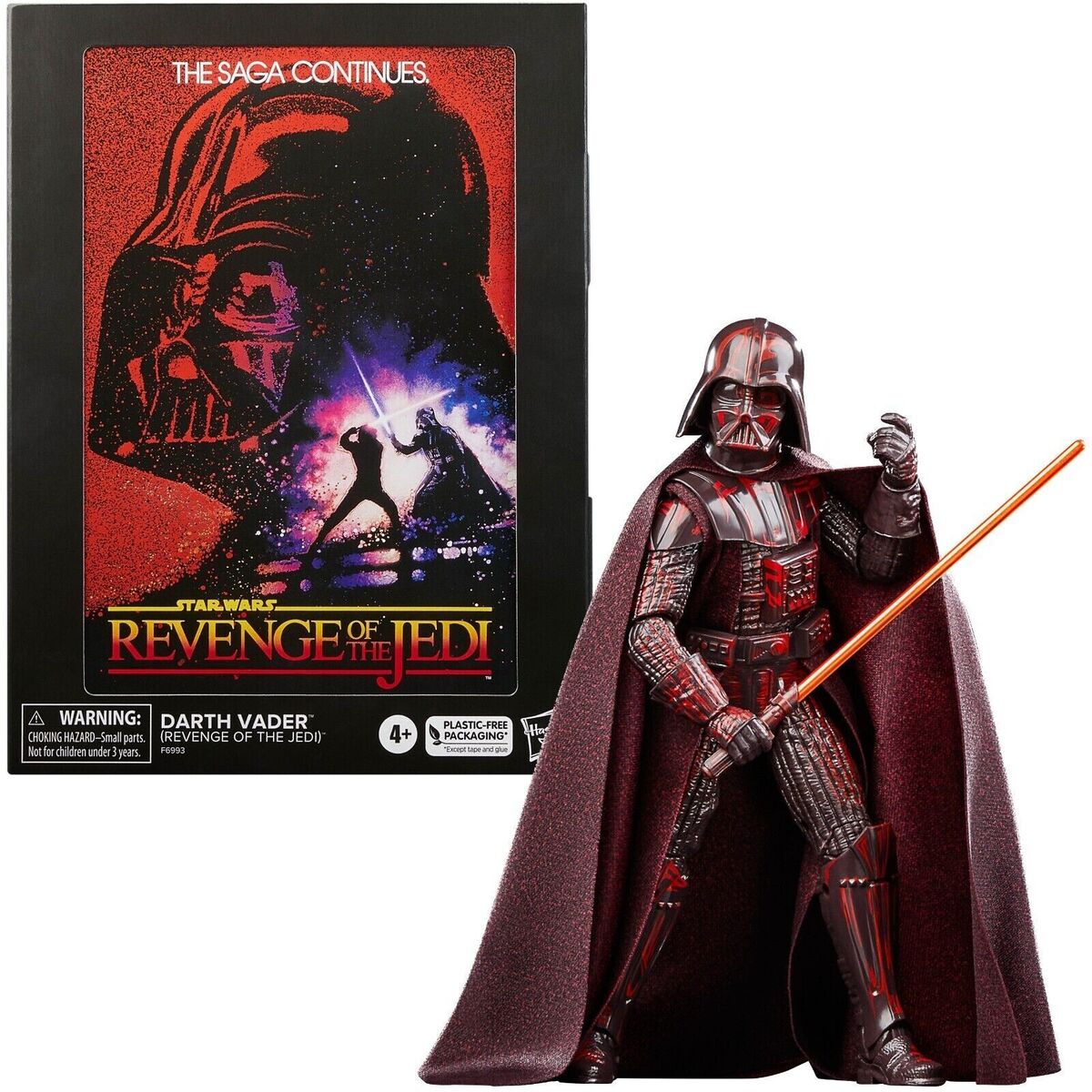 Star Wars Revenge of the Jedi Black Series 6 Inch Figure: Darth Vader