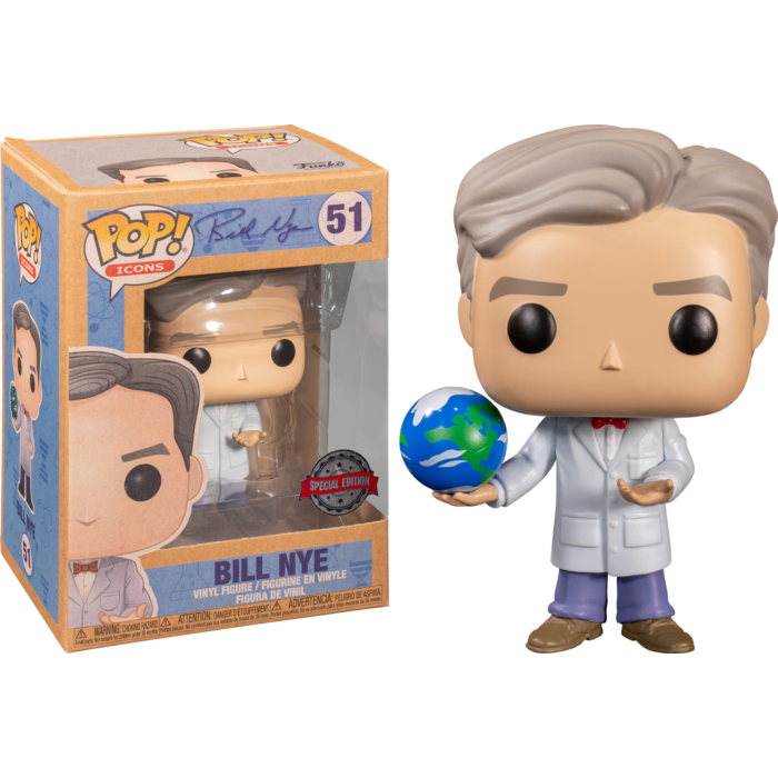 Bill Nye w/ Globe Funko POP! Vinyl