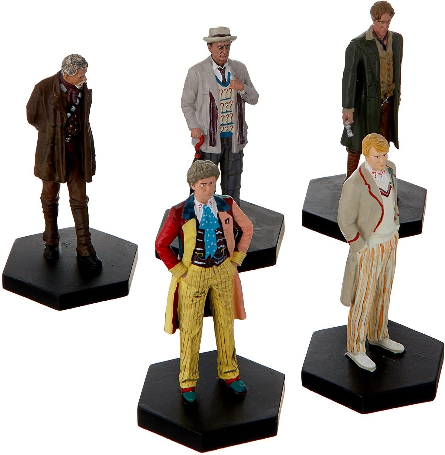 Eaglemoss Doctor Who Figure Set: Fifth - Eight & War Doctors