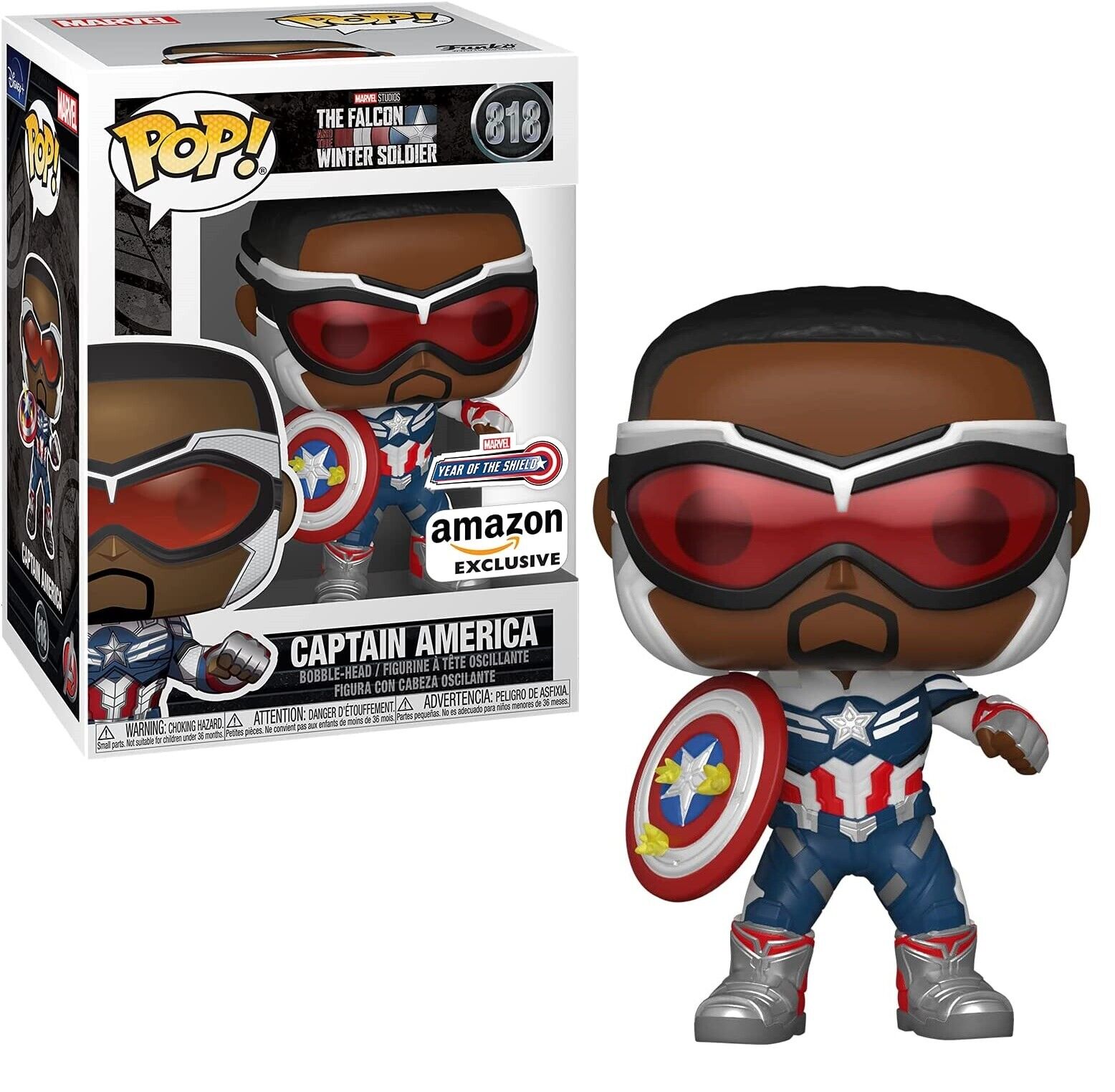 The Falcon and the Winter Soldier: Captain America (Year of the Shield) Funko POP! Vinyl