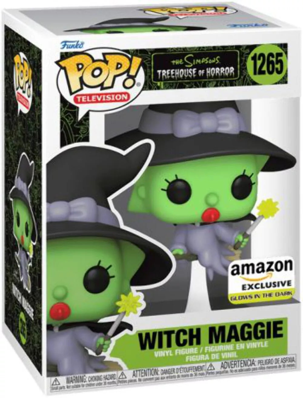 The Simpsons: Witch Maggie (Glow in the Dark) Funko POP! Vinyl