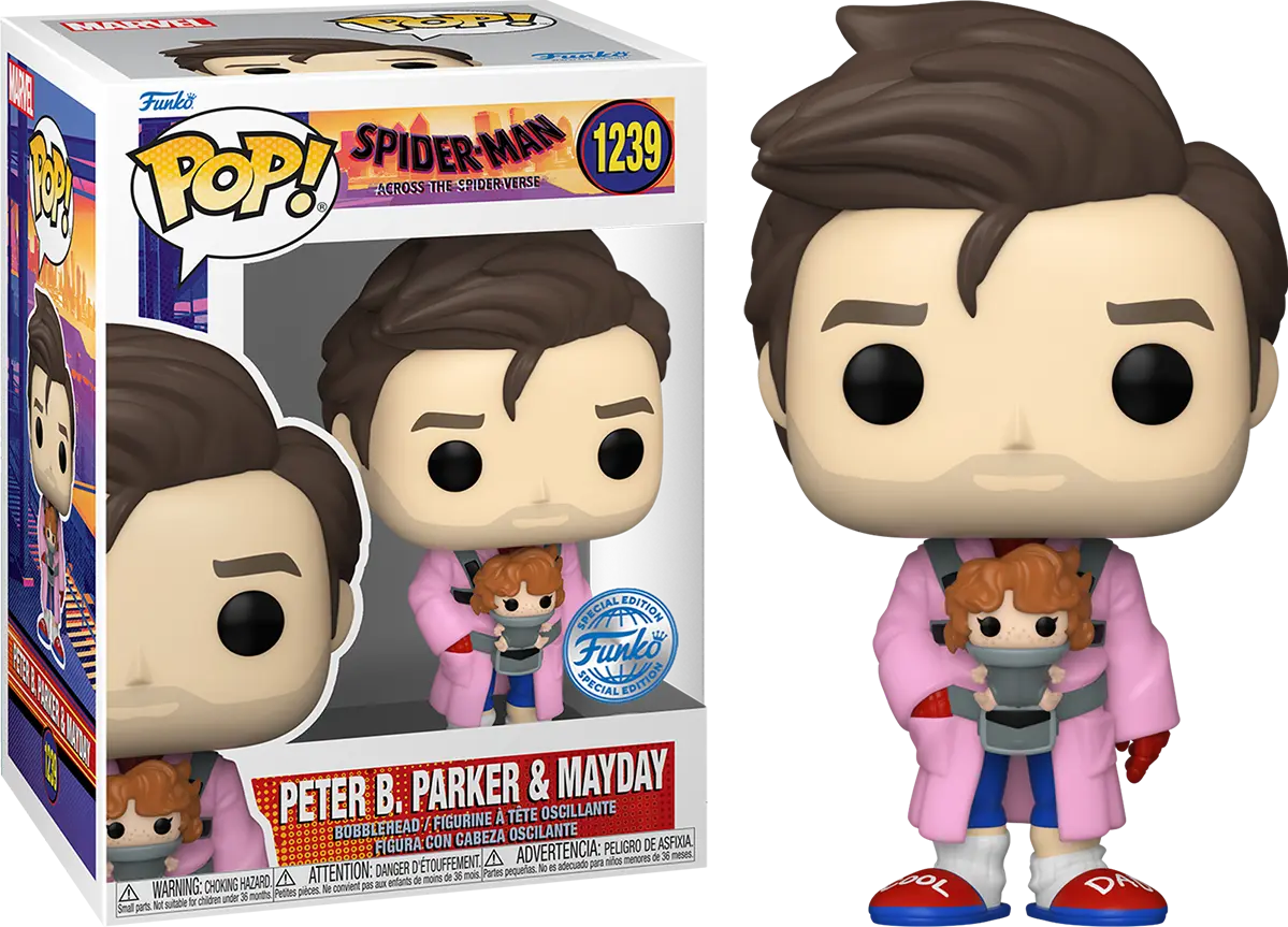 Spider-Man Across The Spider-Verse: Peter B. Parker & Mayday Funko POP! Vinyl