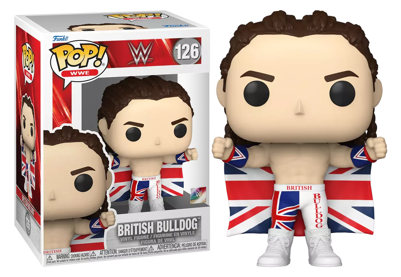 WWE: British Bulldog Funko POP! Vinyl