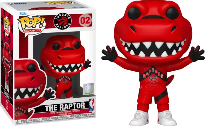 NBA Mascots: Toronto Raptors The Raptor (New Pose) Funko Pop! Vinyl