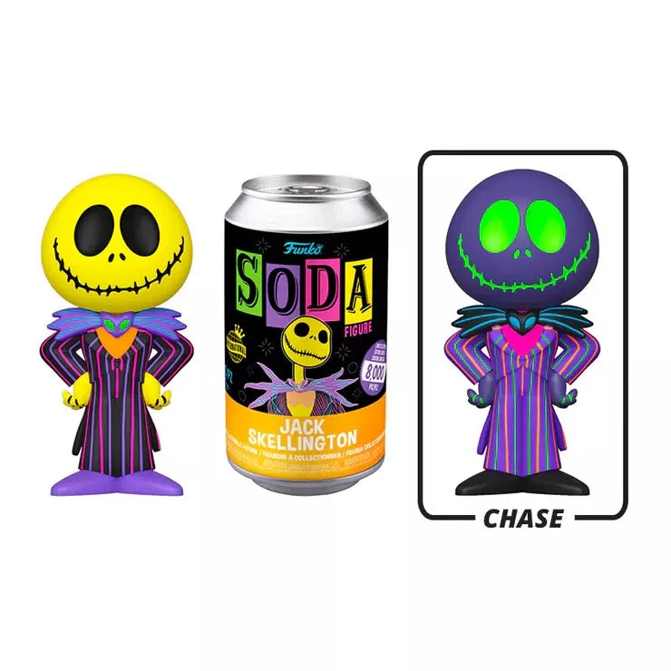 Funko Vinyl Soda: Nightmare Before Christmas - Jack Skellington (Blacklight)