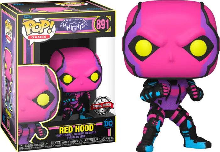 Gotham Knights: Red Hood (Black Light) Funko Pop! Vinyl