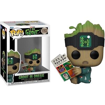 I am Groot: Groot in Onesie w/ Book Funko POP! Vinyl