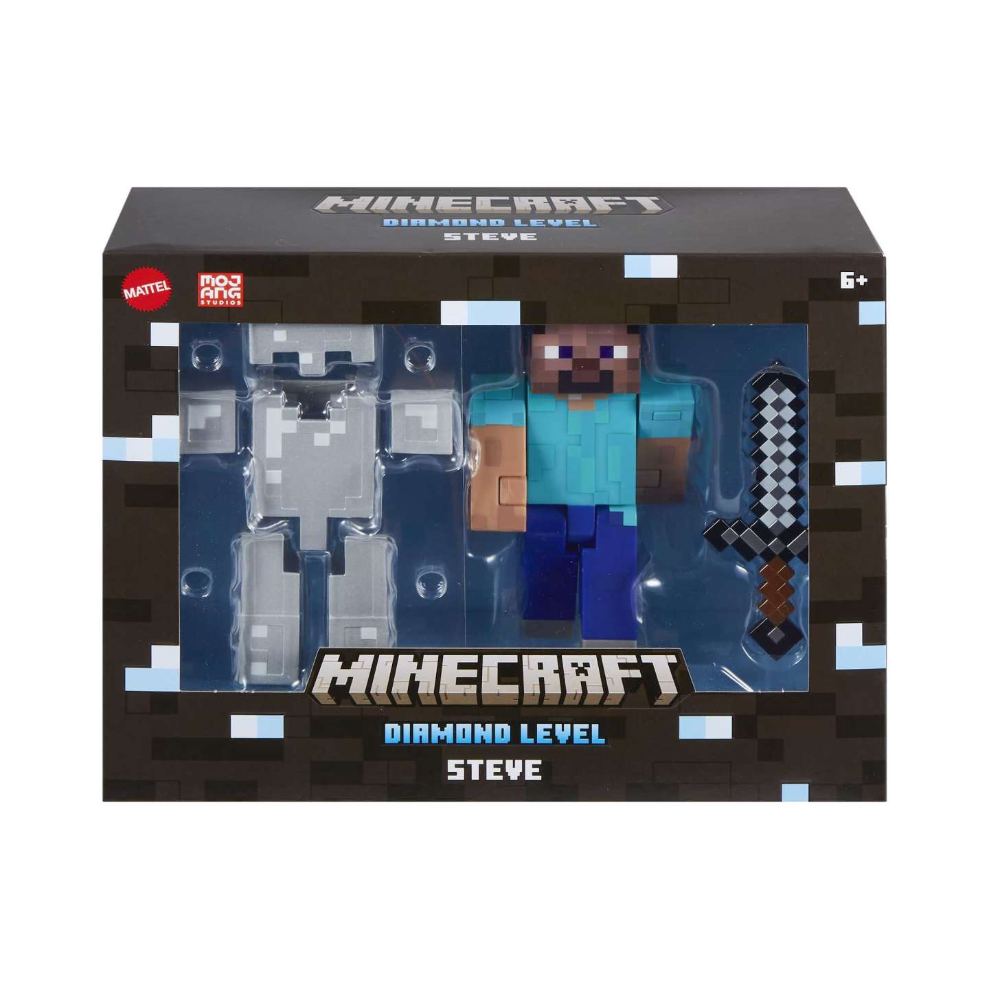 Minecraft Diamond Level Steve Action Figure