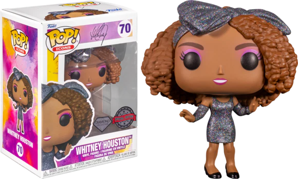 Icons: Whitney Houston (Diamond Glitter) Funko POP! Vinyl