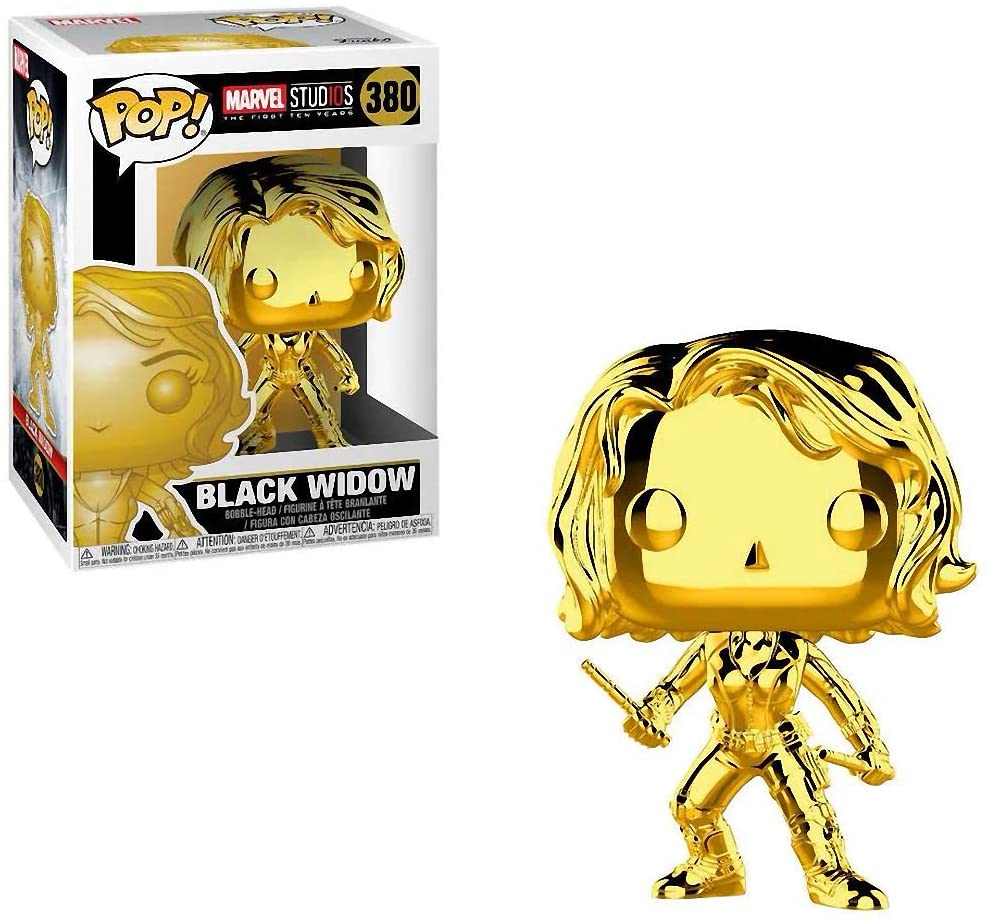 Marvel Studios 10th Anniversary: Black Widow Gold Chrome Funko Pop! Vinyl