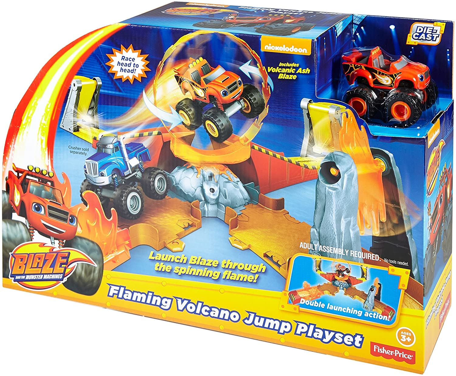 Blaze and the Monster Machines: Flaming Volcano Jump Playset