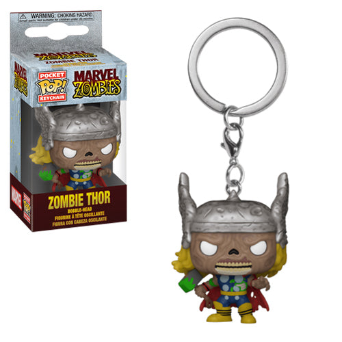 Marvel Zombies: Thor Funko Pocket Pop! Keychain