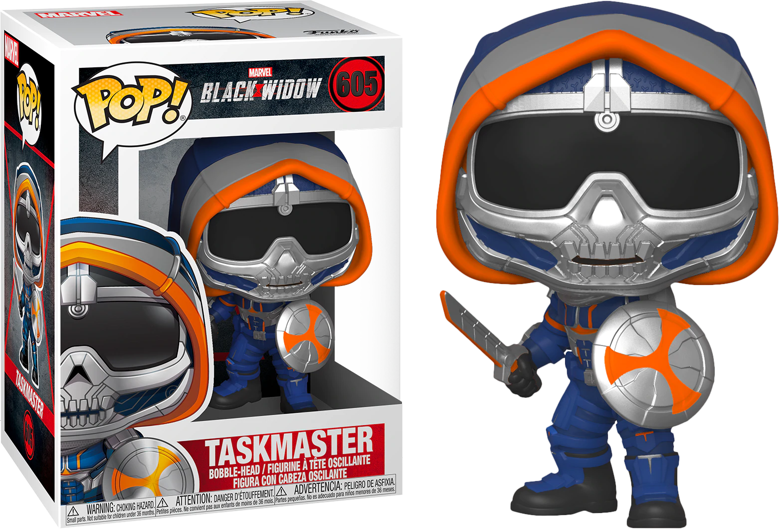Black Widow: Taskmaster w/ Shield Funko Pop! Vinyl