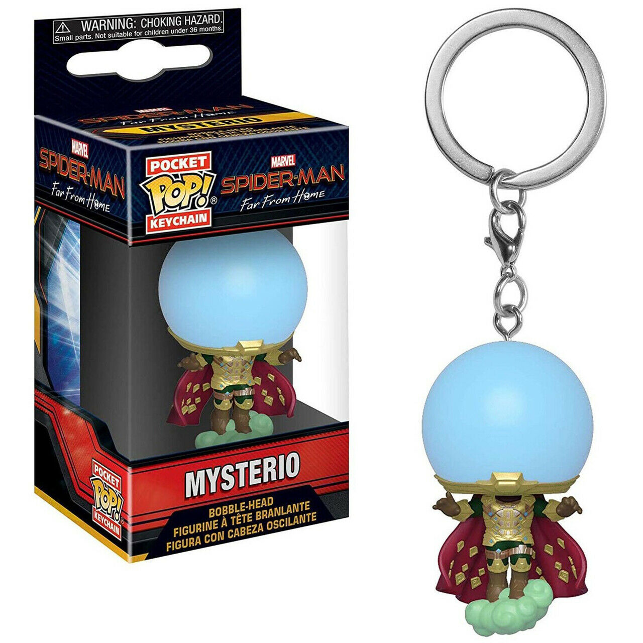 Spider-Man Far From Home: Mysterio Funko Pop Keychain