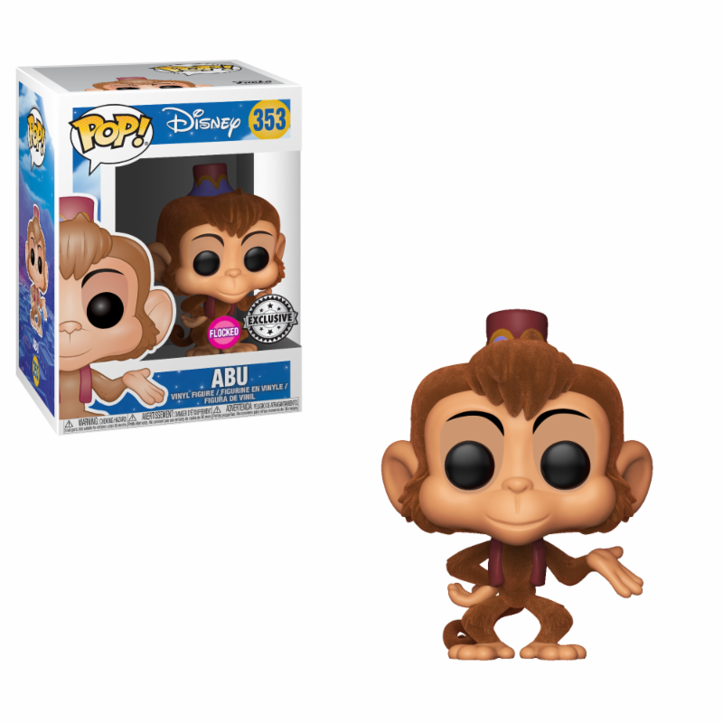 Disney Aladdin: Abu (Flocked) Funko Pop! Vinyl