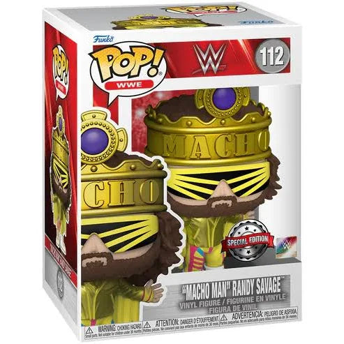 WWE: "Macho Man" Randy Savage Wrestlemania 6 Metallic Funko Pop! Vinyl